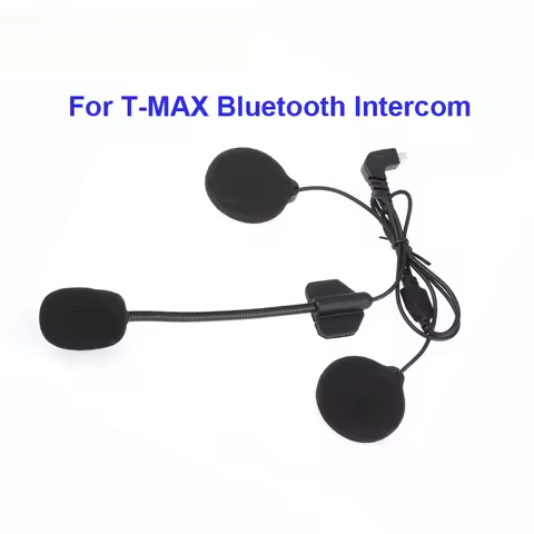 For FreedConn T-MAX/ T-COM VB Hard/Soft Earphone & Speaker Cable for Motorcycle Open Face /Half Face
