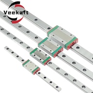 MGN7 MGN9 MGN12 MGN15  200 400 500 800mm miniature linear rail slide 1pc MGN linear guide 1PC MGN Bl