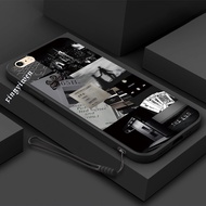 Casing Vivo V2038 V2043 V2048 V2027 V2032  V2065 Phone Case Trees Shadow Label Ins Fashion Briefing 