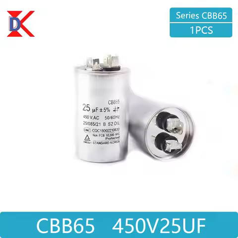 CBB65 air conditioner compressor start capacitor 450V 5/20/25/30/35/40/45/50/60/70UF