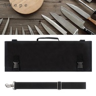 [Adepe] Roll-up Knife Bag, Pouch, Cutlery Storage Roll, Knife Holder Protector, Knife Bag with Slots