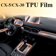 Mazda CX30 CX-30/CX5 CX-5 Protective TPU Film for Center Gear Panel Window Control Surface Protect