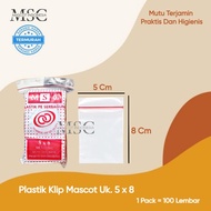 MASCOT Plastic Clips Size 5 X 8 | Clear Plastic Clip Size. 5 X 8