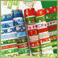 [MOONWHITE]  Diy Tape Christmas Wrapping Tape Colorful Christmas Washi Tape for Gift Wrapping and Scrapbooking Waterproof Decorative Sticker Tape with Exquisite Patterns for Southe