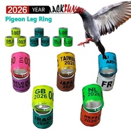 BLACKFUNNY 10/50Pcs 2026 Years Pigeons Foot Ring 8x11mm Pigeons Foot Ring Parrots Leg Rings Birds Tr