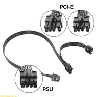 Best PCIe GPU 8Pin to 6+2Pin Power Adapter Cable PCIExpress 8pin to Single Two 6+2pin