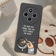 (FA-01) REDMI LATEST C75poco Silicon Procamera Case New coffee caption (other types via chat)