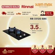 Rinnai - RB3312S GBS Domino Modular Gas Hob / Rinnai RB-3312S-GBS / Rinnai Dapur / Rinnai Gas Stove