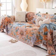 Floral Sofa Covers Living Room Furniture Couch Protector Vintage Couch Covers for 3 Cushion Couch So