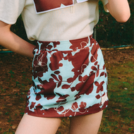 [เริ่มจัดส่ง 16-18 Endless Holiday City Skorts Mocha & Blue Lagoon