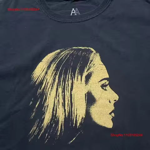 Adele AA Black Gold 30 Easy On Me Album Tour CD T Shirt Size XL vintage Washed graphic Unisex Casual