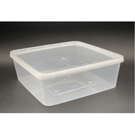 [READY STOCK] SQ 5 Square Disposable Plastic Food Container [ 30sets± ] SQ5