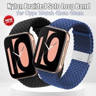 Nylon Braided Solo Loop Band for Oppo Watch 41mm 46mm Strap for Oppo Watch Strap 41mm 46mm Accessori