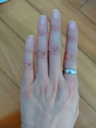 Tiffany 18k white gold ring with 20 diamonds