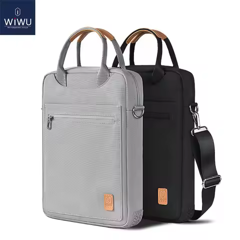 WiWU Laptop Bag for MacBook Pro 13 A2338 2022 M2 M1 Waterproof Shoulder Bag for iPad Pro 12.9 Carry