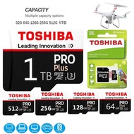 Toshiba SD Memory Card Extreme Micro TF SD Card 128GB 64GB 256GB TF Card 1TB 512GB Class 10 U2 flash