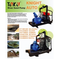 TOKU TRSP150 River Sand Pump, Beinel Diesel Engine F3L912, 29.5HP, 6″x6″, 4170L/min, 18mH, 735kg