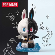 Popmart ฟองมาร์ท labubu The Monster ซีรีส์ราศีกล่องตาบอดดึงผ้าเครื่องประดับทำมือ