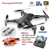 S608 Pro / L900 pro GPS Drone 6K Dual HD EIS Cam 30minDual GPS Professional Aerial Photography Brushless Motor Drone