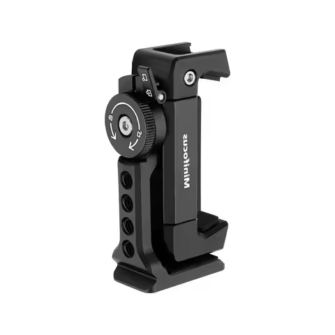 Aluminum Phone Tripod Mount w Cold Shoe Arca Mount Metal Clamp Video Rig for iPhone 13 12 11 Pro Xs 