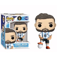 Funko Pop Football Stars Lionel Messi #10 Decoration Ornament Action Figure Collection Model Toy for Children Birthday Toy Gift