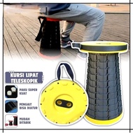 Portable Outdoor Folding Chair Multipurpose Telescopic Camping Bench