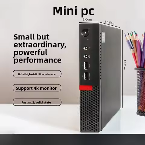 For Lenovo M710Q M720Q M73 For Dell HP Mini PC Ultra Slim Computer For Business Office