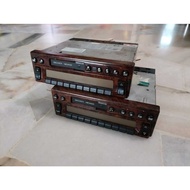 BECKER W124 W140 W126 W201 ORI RADIO TAPE PLAYER WITH CODE WITH BURLWOOD WALNUT WOOD TRIM