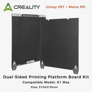 Creality 3 3 K1 Max Dual-Sided Printing Platform Board Kit Glossy PET & Matte PEI &