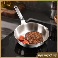 [Toolroom] 316 Stainless Steel Frying Pan Food-Grade Uncoated Stainless Steel Frying Pan Cookware Lo