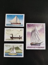 尼維斯郵票 帆船