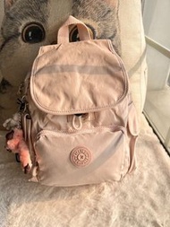 Kipling  雙肩包  背包 啞漆淺粉