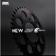 SPROCKET RK 415 BLACK EDITION YAMAHA RXZ/LC 135/125Z/Y110 RK BLACK TAMASHII STEEL SPROCKET