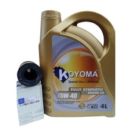 A492I# MERCEDES-BENZ M266 W169 W245 A-CLASS, B-CLASS OIL FILTER + KOYOMA ENGINE OIL (combo offer) 5W
