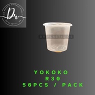 YOKOKO R30 ROUND CONTAINER/BEKAS BULAT 30OZ/BEKAS LAKSA/BEKAS KEK