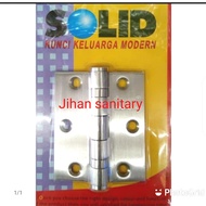 Solid Hinge EK 16 3"x2.5mm 2BB US32D