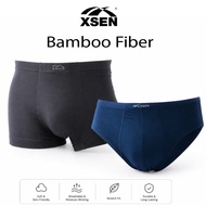 XSEN BAMBOO MEN BOXER MEN BRIEF ANTI BACTERIAL SOFT UNDERWEAR
