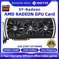 SOYO AMD Graphics Card Radeon RX580 RX5700XT 5500XT RX6600 6600XT