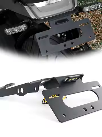 For Husqvarna VitPilen 401 SvartPilen 401 250 200 125 Rear License Plate Holder Bracket with Light T