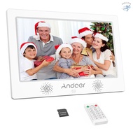 Andoer 10.1 Inch Digital Photo Picture Frame 1024*600 Resolution TFT-LED Screen Support Calendar/Clock/Alarm Clock/Photo   Cam3.30