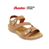 Bata COMFIT รองเท้าลำลอง แฟชั่น SANDAL ส้นเตี้ย รัดส้น สีชมพู รหัส 6615795