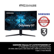 SAMSUNG Odyssey G7 VA Panel Curve Gaming Monitor (27"/240Hz) LC27G75