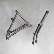 Fork Triangle Titanium sepeda Brompton Original th 2020