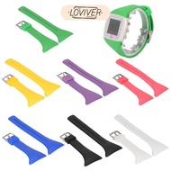 [LOVIVER] Replacement Silicone Watchband Wrist Strap with Metal Buckle for  FT4 FT7  Watch