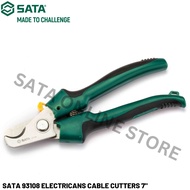 SATA 93108 ELECTRICIANS CABLE CUTTERS 7" / CABLE CUTTER / ELECTRICIAN CUTTER / WIRE CUTTER / HEAVY D