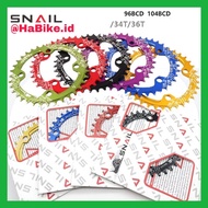 Chainring SNAIL Bcd 104 narrow wide mtb