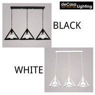 Decasa lighting Modern Triangle Pendant light House lightings Loft Hanging lamp Lampu gantung 吊灯 (MJ