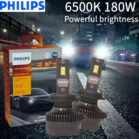 Philips Ultinon Rally 3590 H7 Led Headlight Bulbs 90W High Power H1 H4 H8 H11 9005 HB3 9006 HB4 9012
