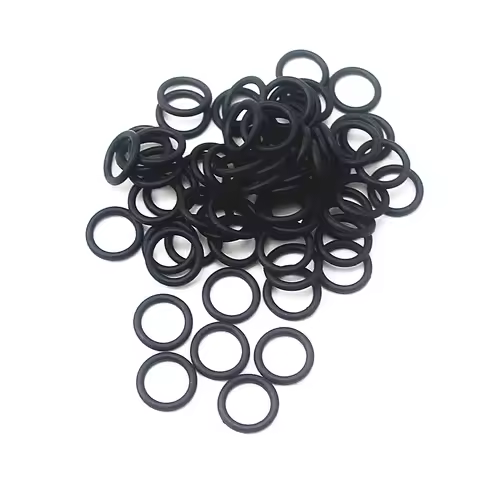 100Pcs Black "O" Type Sealing Rubber Ring Gaskets 5/6/7/8/9/10/11/11.5/12/12.5/13 *2 MM