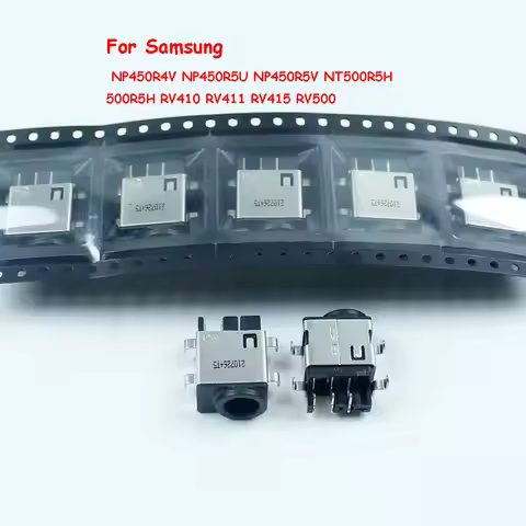 1-10Pcs Laptop DC Power Jack Socket Connector For Samsung RV410 RV411 RV415 RV500 NP450R4V NP450R5U 